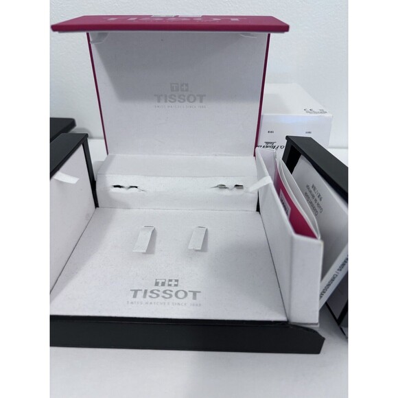 Women’s Tissot Every Time Croc Embossed Leather Watch 30mm - Picture 10 of 12